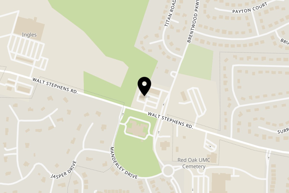 Map showing the location of Tony's at Brentwood on 1005 Brentwood Pkwy #113 in Stockbridge